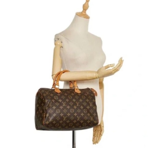 Authentic Louis Vuitton Monogram Speedy 30 Bag Brown - Picture 3 of 16